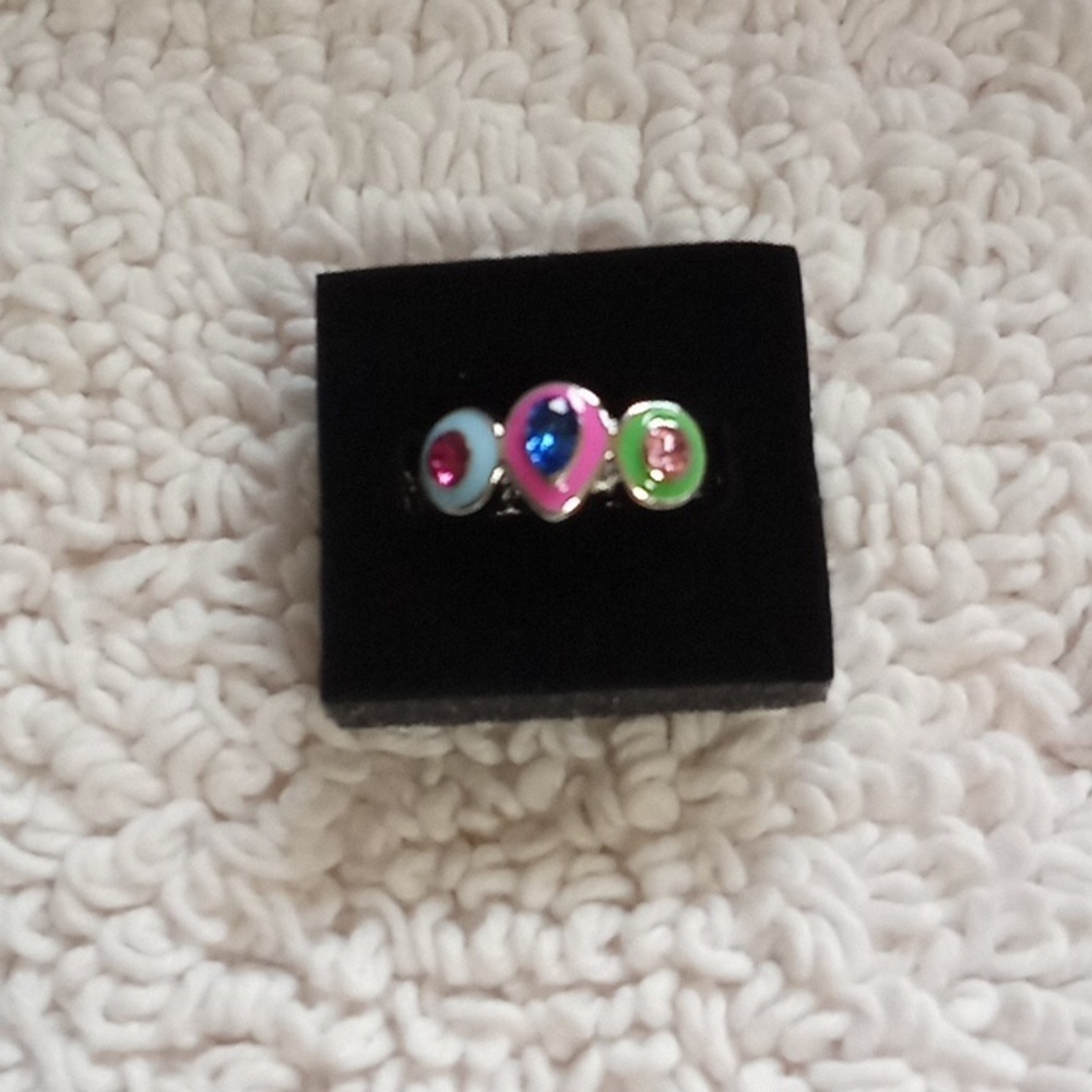 Colorblock Chic Multi Ring